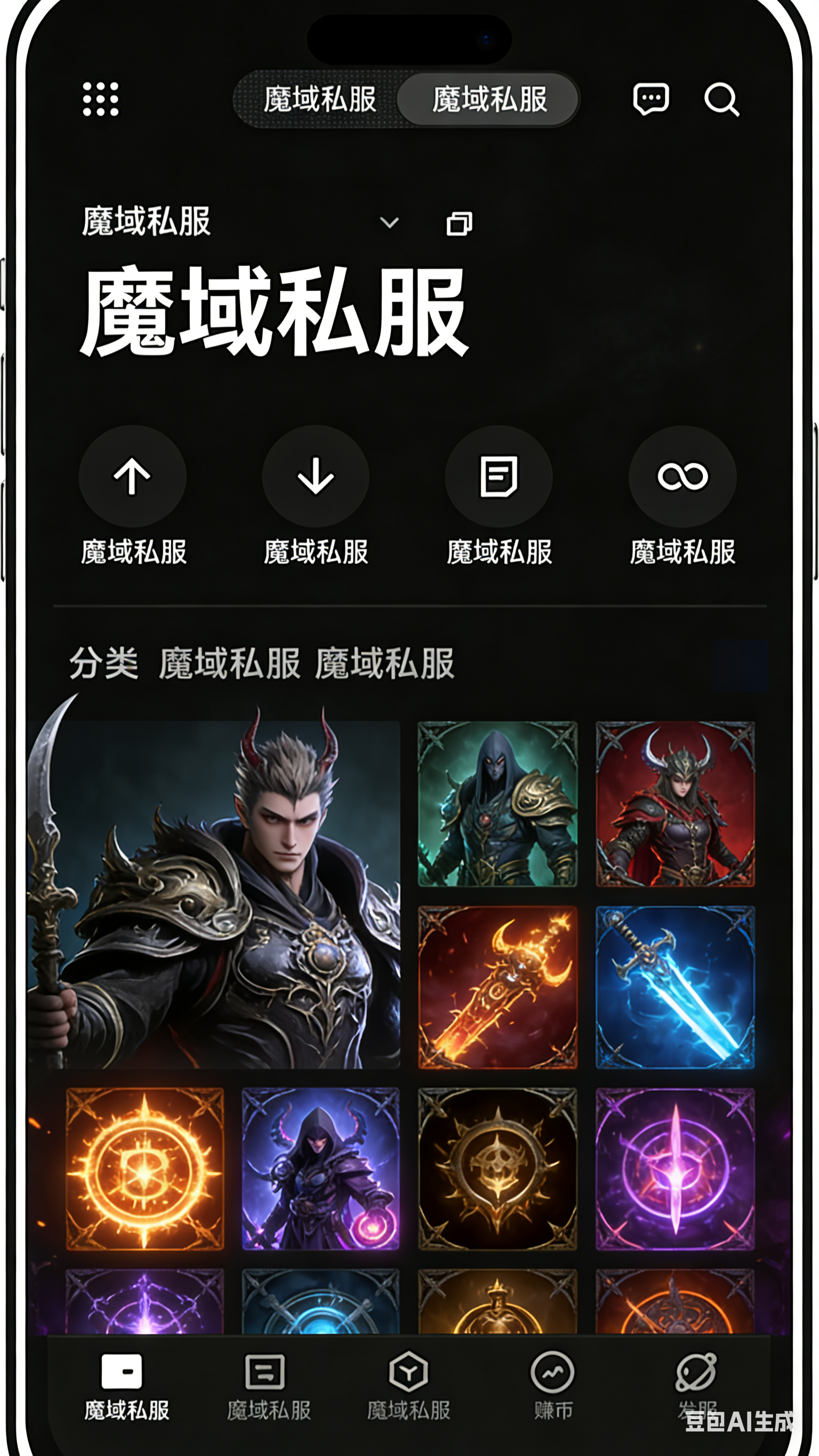 魔域私服组队副本队伍界面